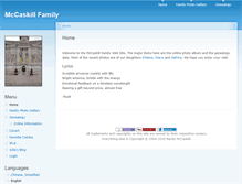 Tablet Screenshot of mccaskillfamily.net